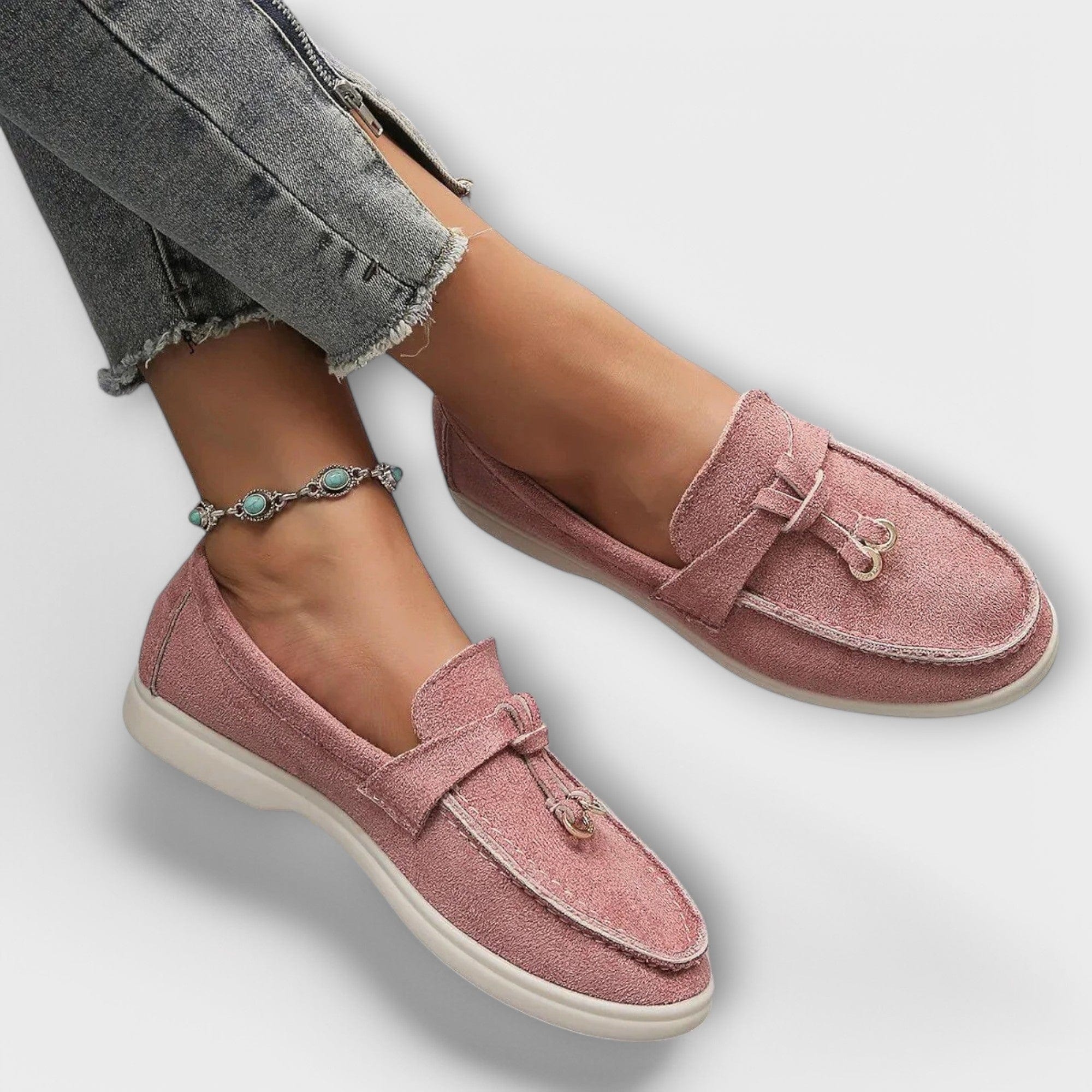 Selene | Elegant Suede Slip-On Loafers
