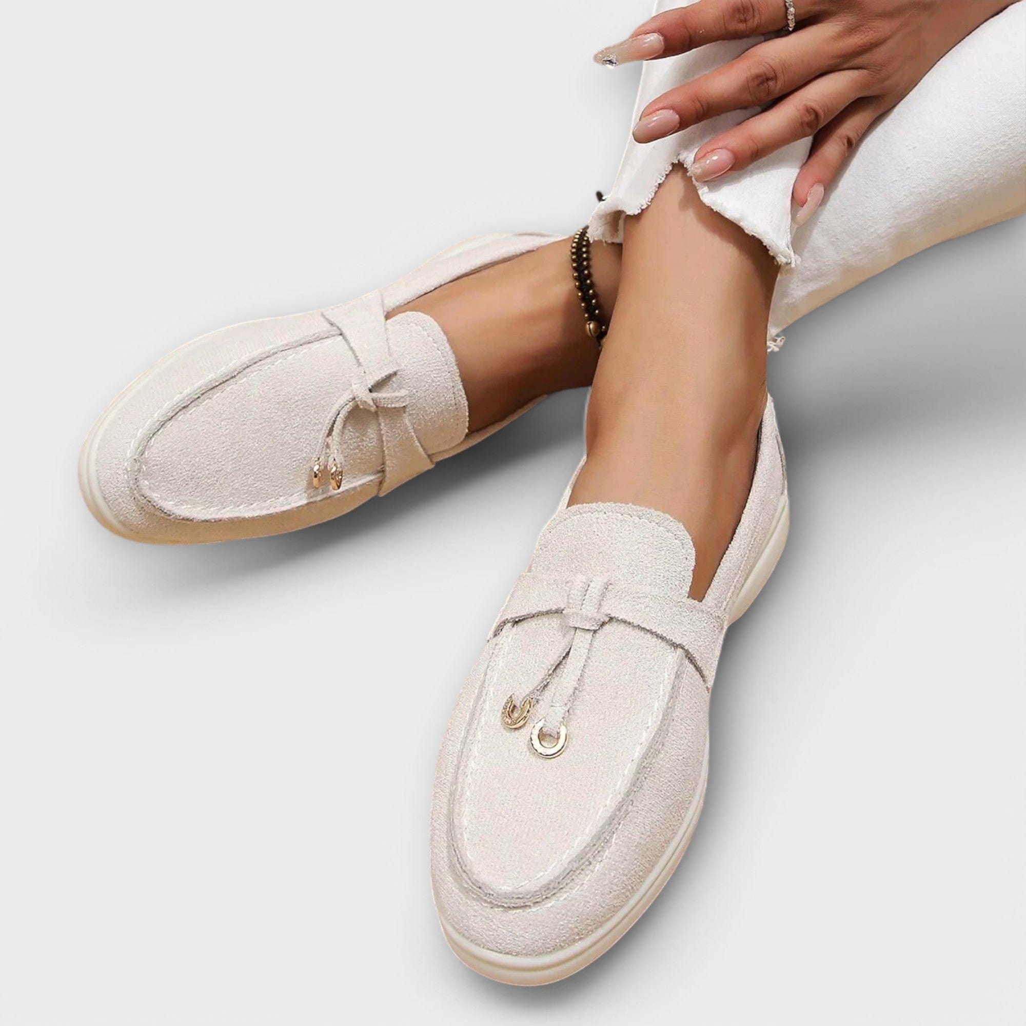 Selene | Elegant Suede Slip-On Loafers
