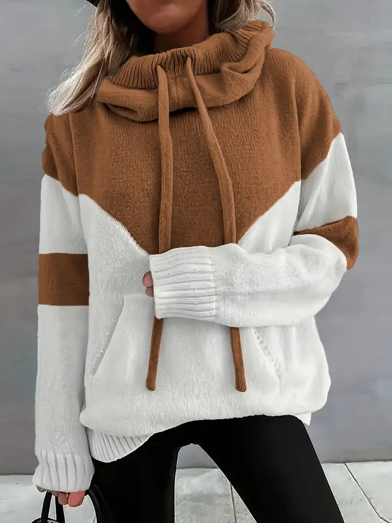 RÍONA™ - Dual-Tone Cozy Hoodie