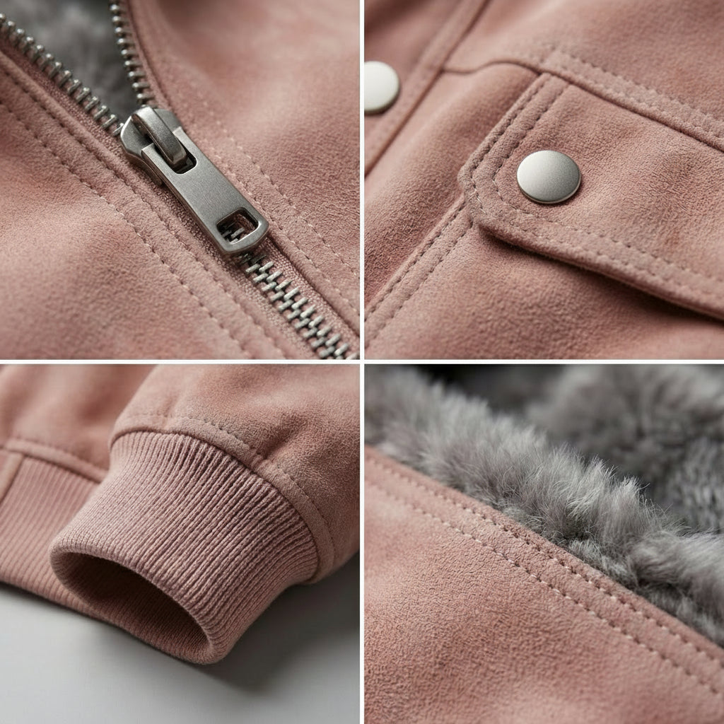 Jacob | Men's Vintage Brown Leather Bomber Jacket