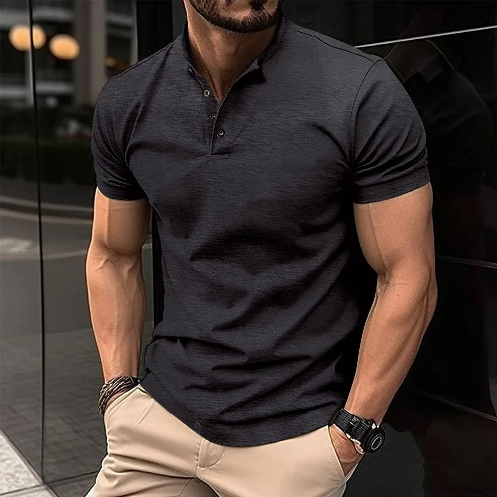 Martin | Men's Short Sleeve Henley T-Shirt