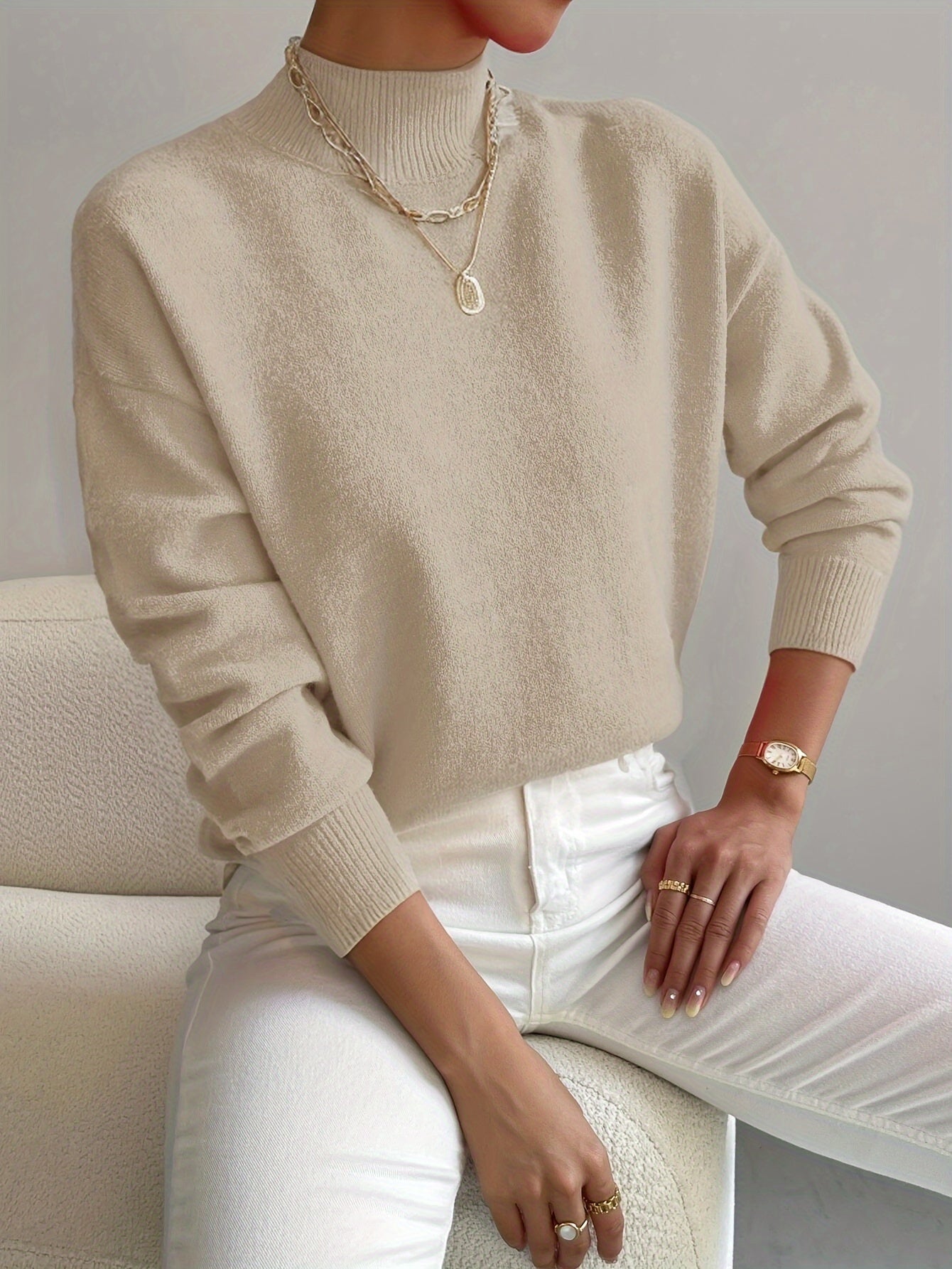 Caroline | Women Elegant Turtleneck Sweater