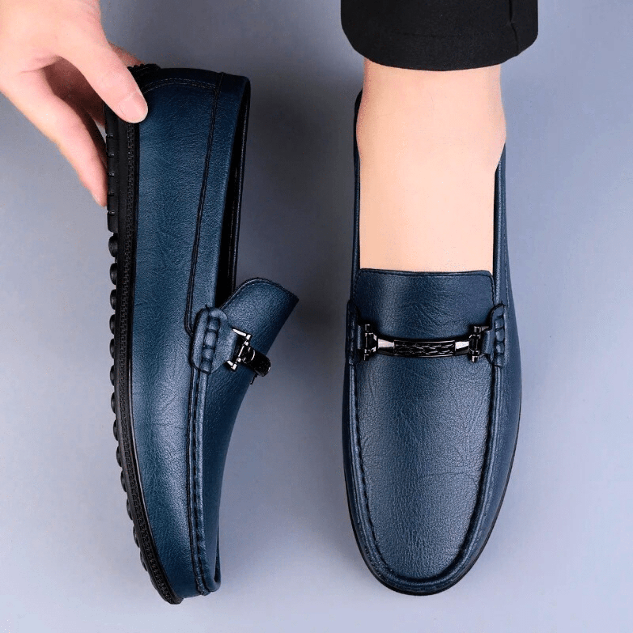 Nortvale | Casual Leather Driving Loafers for Men