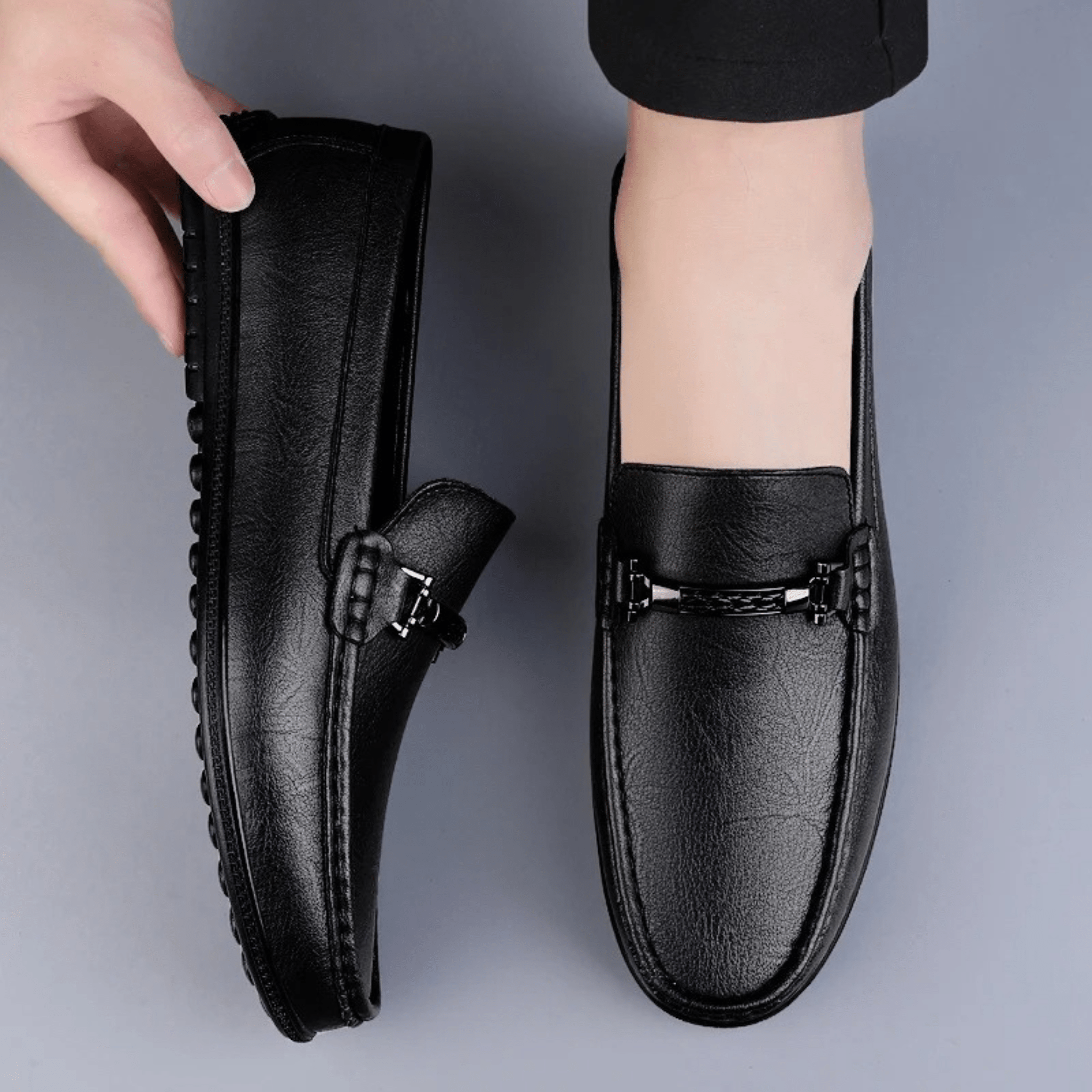 Nortvale | Casual Leather Driving Loafers for Men