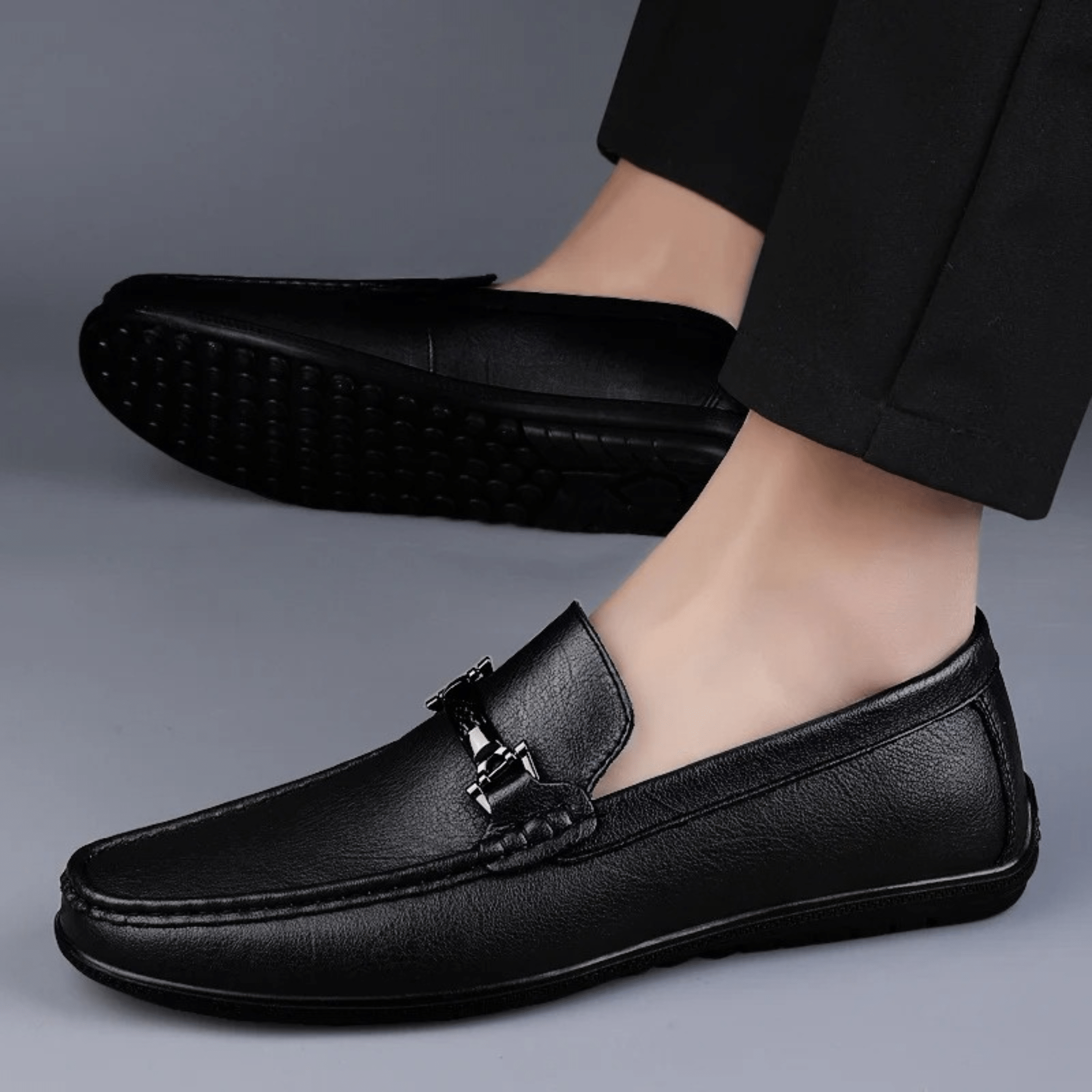 Nortvale | Casual Leather Driving Loafers for Men